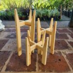 Pies Nórdicos de Madera x3