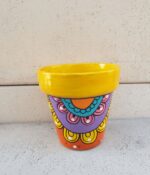 Maceta de Ceramica Decorada N°10 - Imagen 2