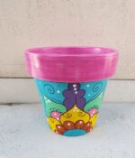 Maceta de Ceramica Decorada N°16 - Imagen 2