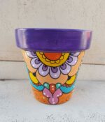 Maceta de Ceramica Decorada N°18 - Imagen 2